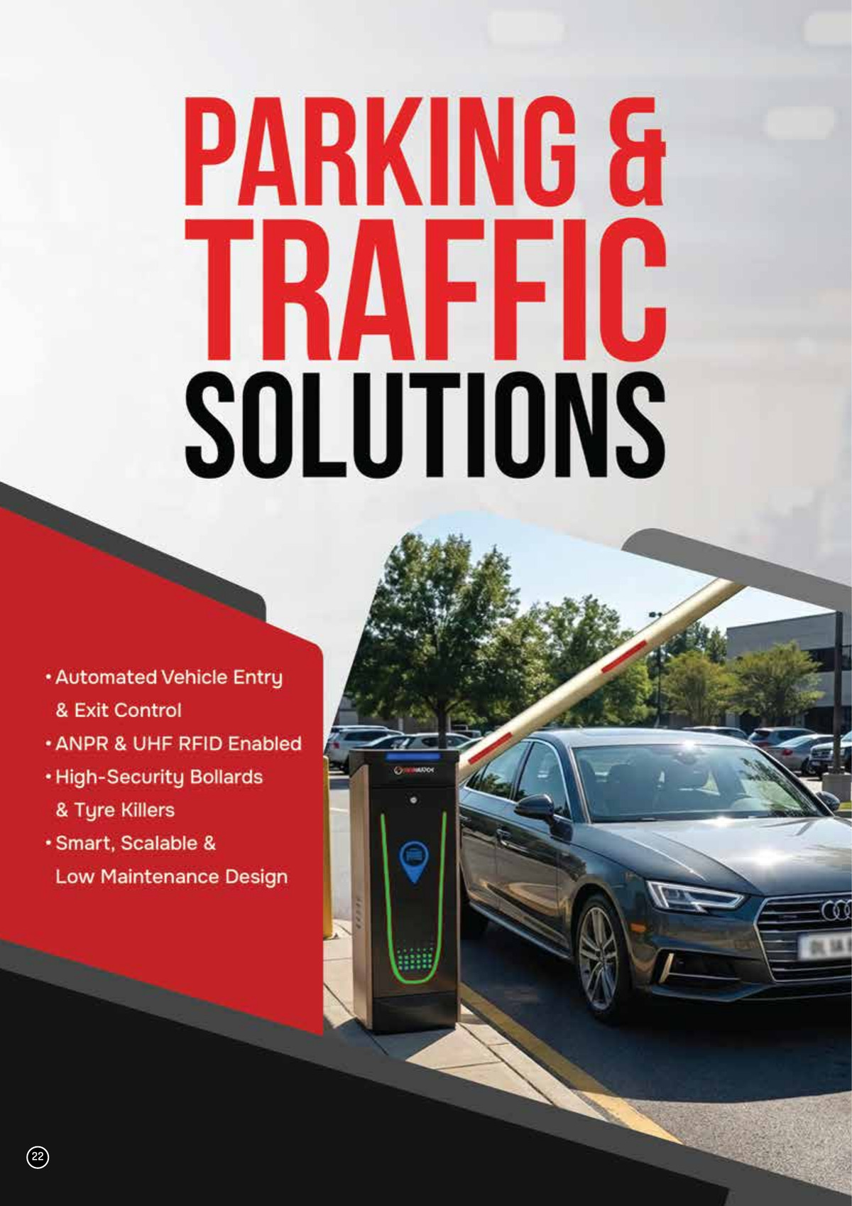TimeWatch boom barrier with ANPR